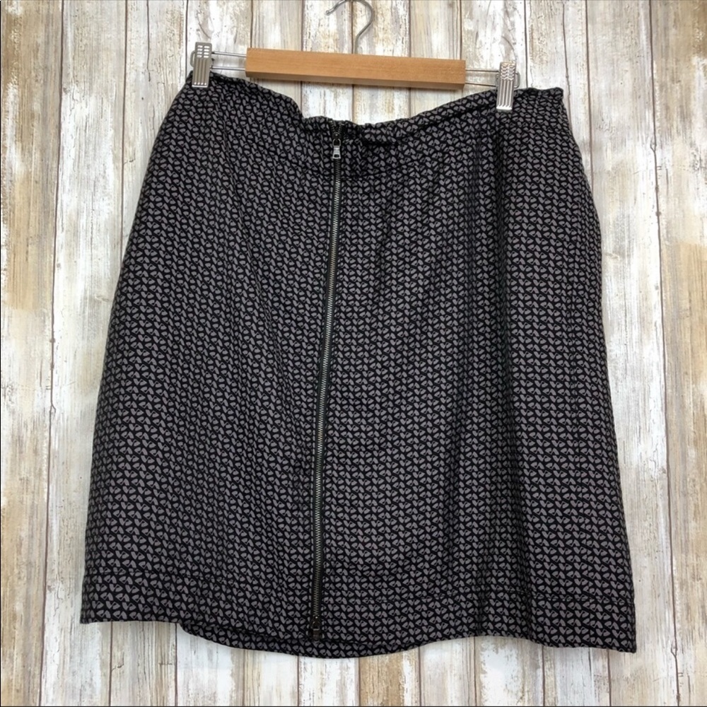 Gap Skirt Plus Exposed Zipper Printed Plus Sz 20